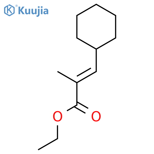 ethyl 3-cyclohexyl-2-methylprop-2-enoate structure