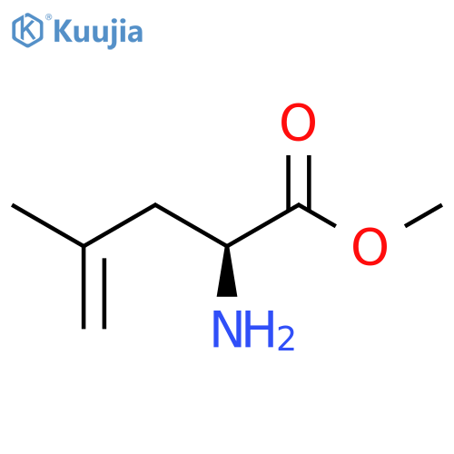 4-Pentenoic acid, 2-amino-4-methyl-, methyl ester, (2S)- structure