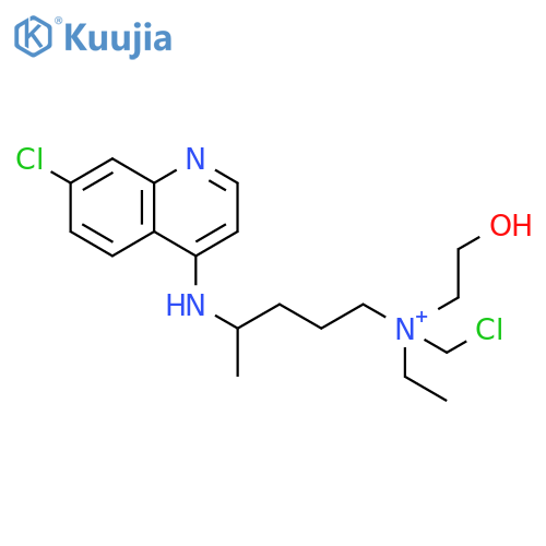 N-Chloromethyl Hydroxychloroquine Iodide structure