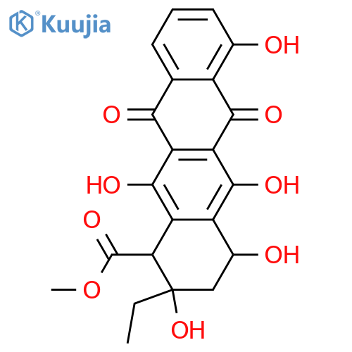 ε-Rhodomycinone; 7,10-Diepimer structure