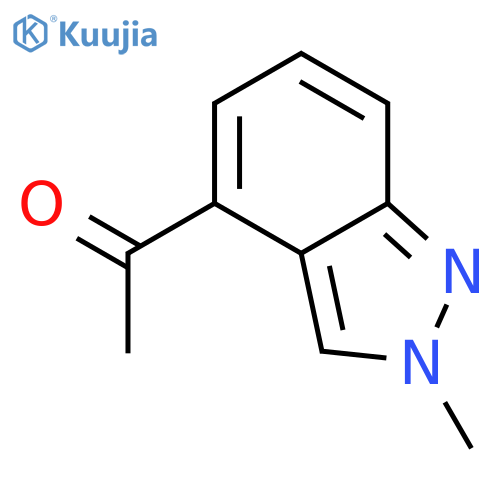 1-(2-methyl-2H-indazol-4-yl)ethan-1-one structure