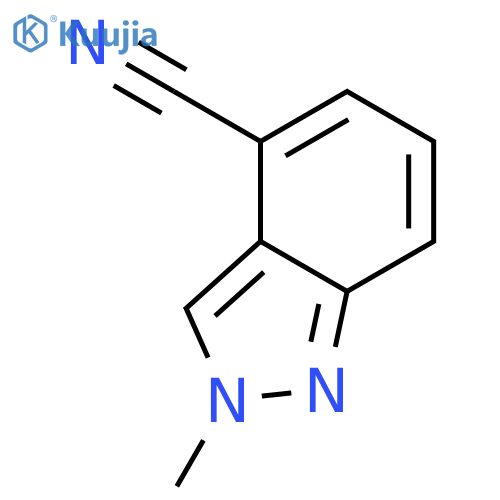 2-methyl-2H-indazole-4-carbonitrile structure