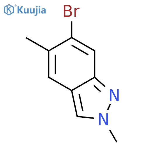 6-bromo-2,5-dimethyl-2h-indazole structure