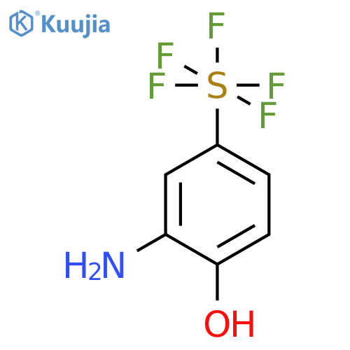 2-Amino-4-(pentafluorosulfanyl)phenol structure