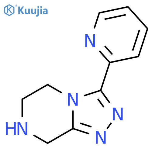 2-{5H,6H,7H,8H-[1,2,4]Triazolo[4,3-a]pyrazin-3-yl}pyridine structure