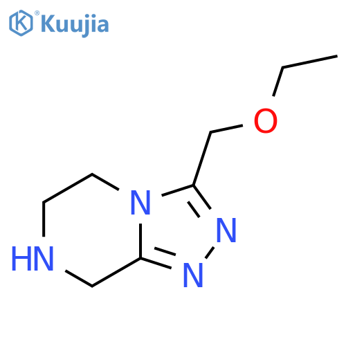 3-(Ethoxymethyl)-5,6,7,8-tetrahydro-1,2,4-triazolo[4,3-a]pyrazine structure