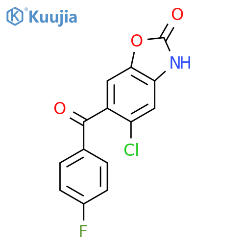 2(3H)-Benzoxazolone, 5-chloro-6-(4-fluorobenzoyl)- structure