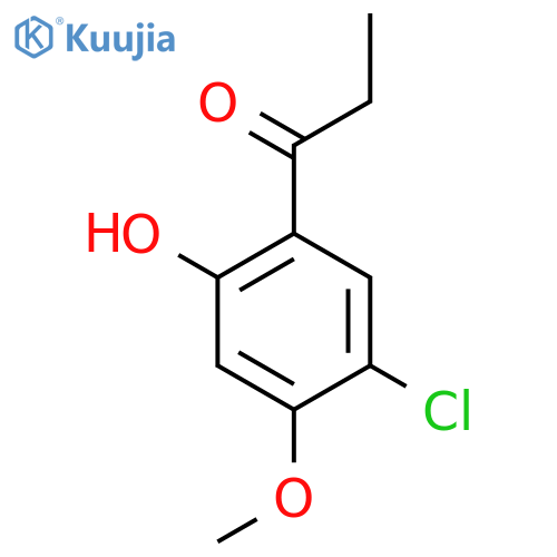 1-(5-Chloro-2-hydroxy-4-methoxyphenyl)propan-1-one structure