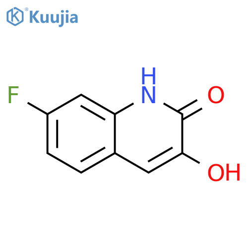 7-fluoro-3-hydroxy-2(1H)-Quinolinone structure