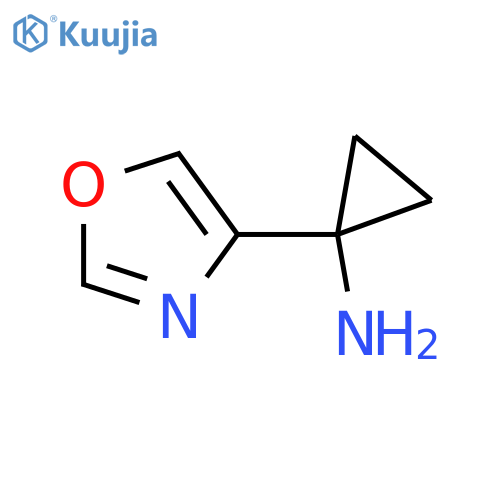 1-Oxazol-4-yl-cyclopropylamine structure