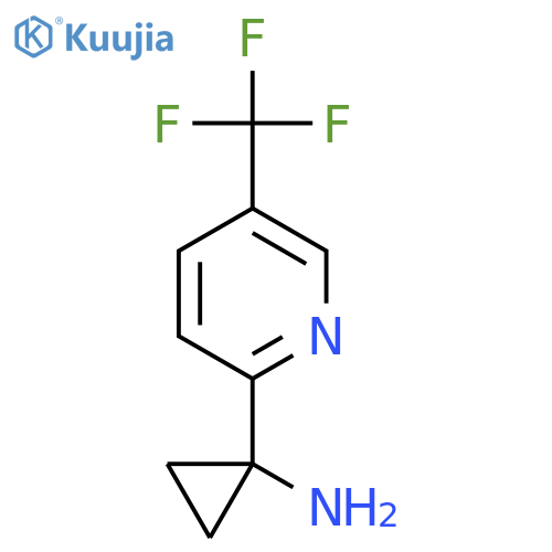 1-5-(trifluoromethyl)pyridin-2-ylcyclopropan-1-amine structure