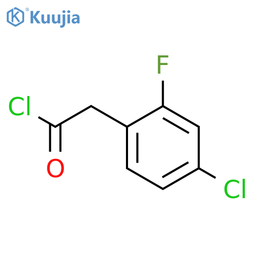 2-(4-Chloro-2-fluorophenyl)acetyl chloride structure