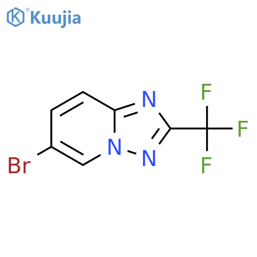 6-Bromo-2-(trifluoromethyl)-[1,2,4]triazolo[1,5-A]pyridine structure