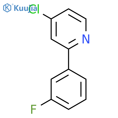 4-Chloro-2-(3-fluorophenyl)pyridine structure