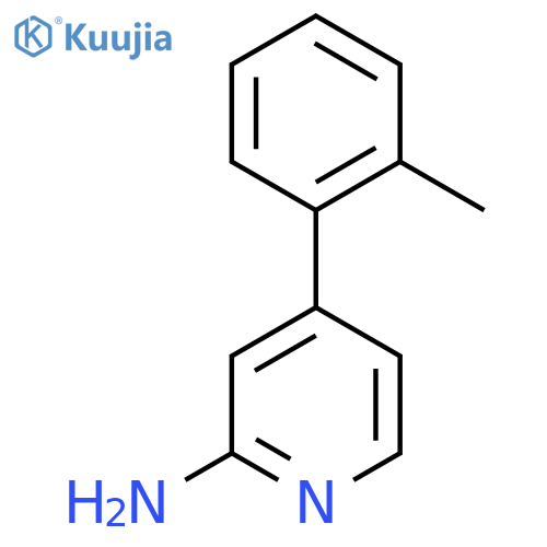 2-Pyridinamine, 4-(2-methylphenyl)- structure