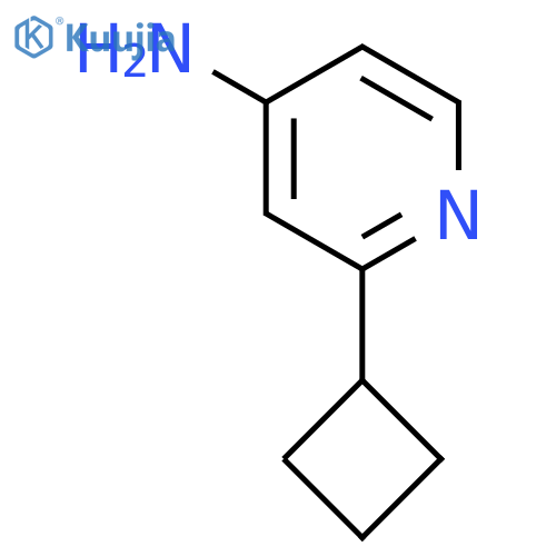 2-Cyclobutylpyridin-4-amine structure