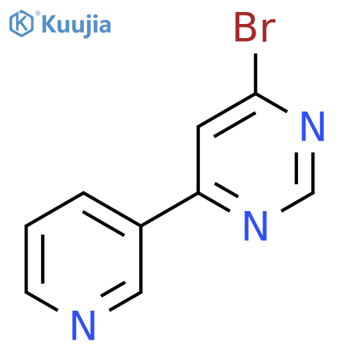 4-Bromo-6-(pyridin-3-yl)pyrimidine structure