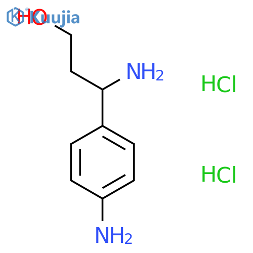 3-(4-Aminophenyl)-DL-β-alaninol Dihydrochloride structure
