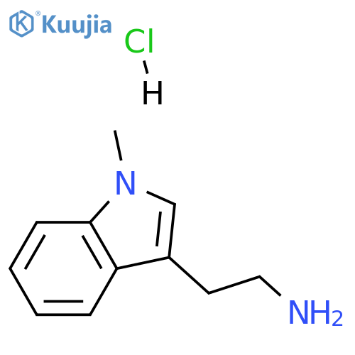 3-(2-AMINOETHYL)-1-METHYLINDOLE HCL structure