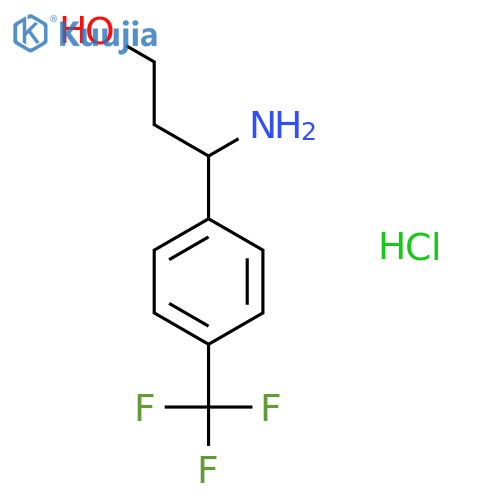 3-(4-Trifluoromethylphenyl)-DL-β-alaninol Hydrochloride structure