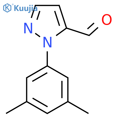 1-(3,5-Dimethylphenyl)-1h-pyrazole-5-carbaldehyde structure