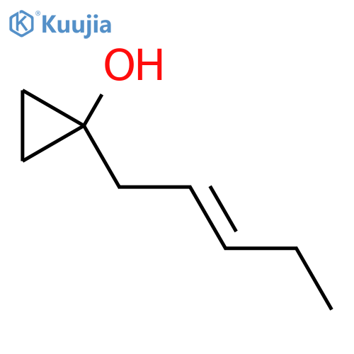 1-(pent-2-en-1-yl)cyclopropan-1-ol structure