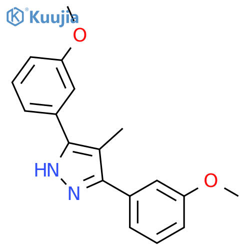 3,5-Bis(3-methoxyphenyl)-4-methyl-1H-pyrazole structure