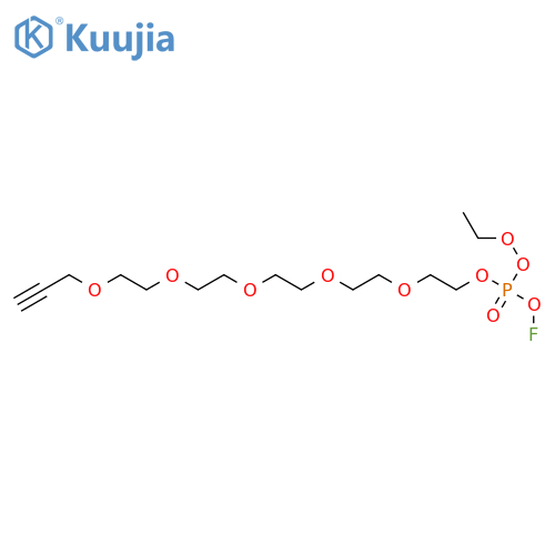3,6,9,12,15-Pentaoxaoctadec-17-yn-1-yl Phosphonofluoridic Acid Ethyl Ester structure