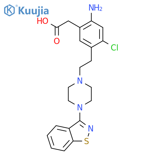 Ziprasidone amino acid structure