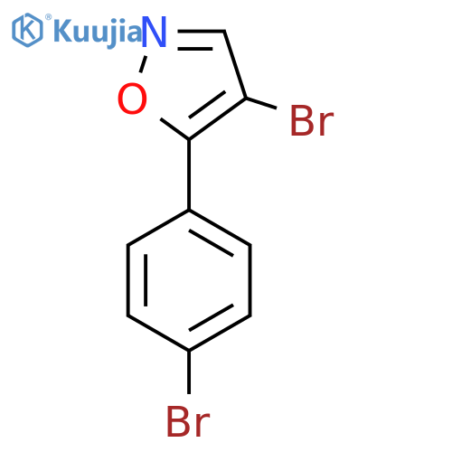 4-Bromo-5-(4-bromophenyl)isoxazole structure