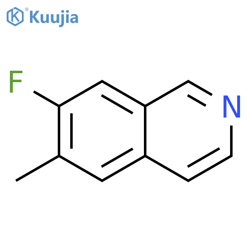 7-Fluoro-6-methylisoquinoline structure