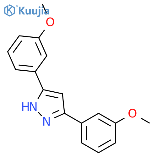 3,5-bis(3-methoxyphenyl)-1H-Pyrazole structure