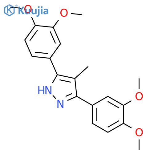 3,5-Bis(3,4-dimethoxyphenyl)-4-methyl-1H-pyrazole structure