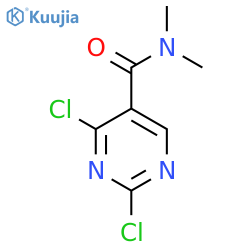 2,4-Dichloro-N,N-dimethylpyrimidine-5-carboxamide structure
