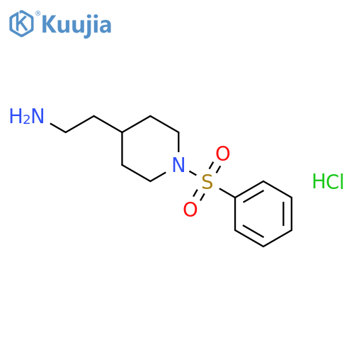 {2-1-(Phenylsulfonyl)piperidin-4-ylethyl}amine Hydrochloride structure