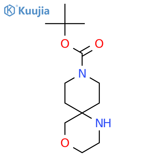 tert-Butyl 4-oxa-1,9-diazaspiro[5.5]undecane-9-carboxylate structure