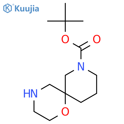 tert-Butyl 1-oxa-4,8-diazaspiro[5.5]undecane-8-carboxylate structure