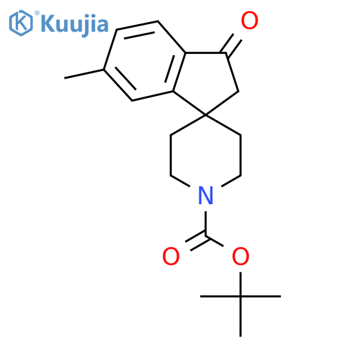 tert-Butyl 6-Methyl-3-oxo-2,3-dihydrospiroindene-1,4'-piperidine-1'-carboxylate structure