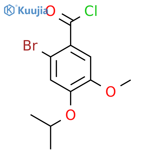 2-Bromo-4-isopropoxy-5-methoxybenzoyl chloride structure