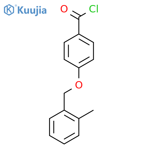 4-(2-Methylbenzyl)oxybenzoyl Chloride structure