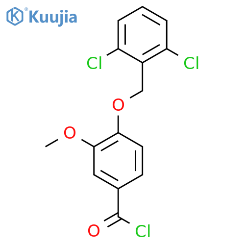 4-(2,6-Dichlorobenzyl)oxy-3-methoxy-benzoyl Chloride structure