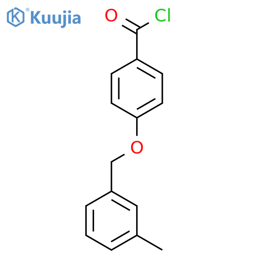 4-(3-Methylbenzyl)oxybenzoyl Chloride structure