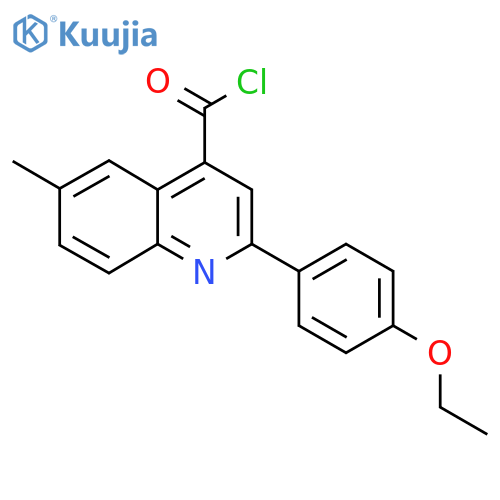 2-(4-Ethoxyphenyl)-6-methylquinoline-4-carbonyl chloride structure