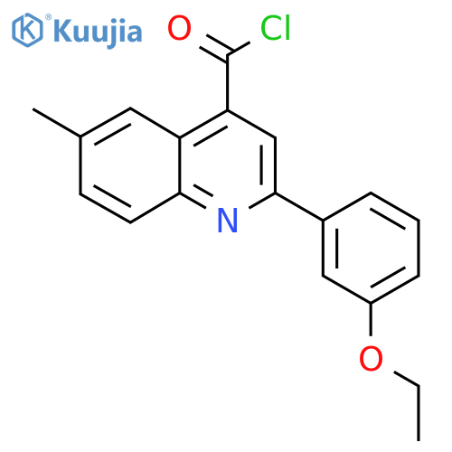 2-(3-Ethoxyphenyl)-6-methylquinoline-4-carbonyl chloride structure