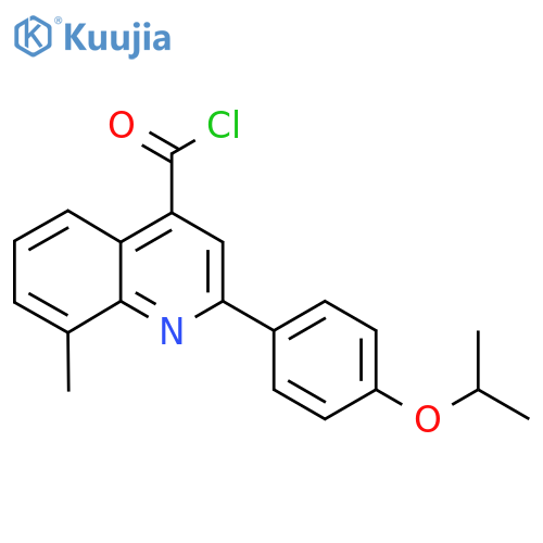 2-(4-Isopropoxyphenyl)-8-methylquinoline-4-carbonyl chloride structure