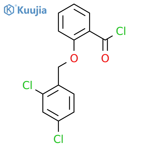2-(2,4-Dichlorobenzyl)oxybenzoyl Chloride structure