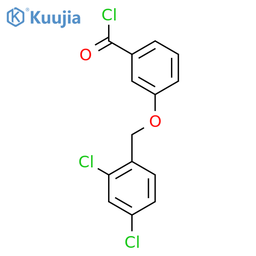 3-(2,4-Dichlorobenzyl)oxybenzoyl Chloride structure