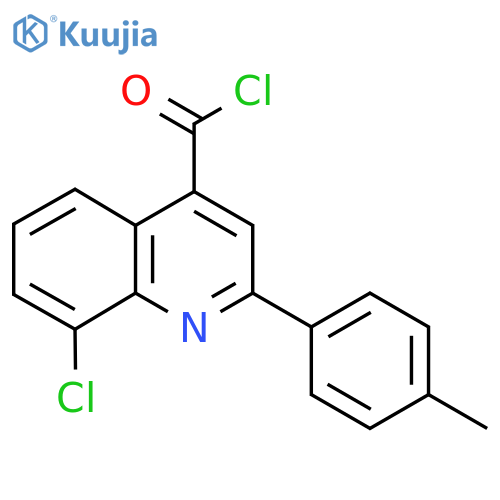 8-Chloro-2-(4-methylphenyl)quinoline-4-carbonyl chloride structure