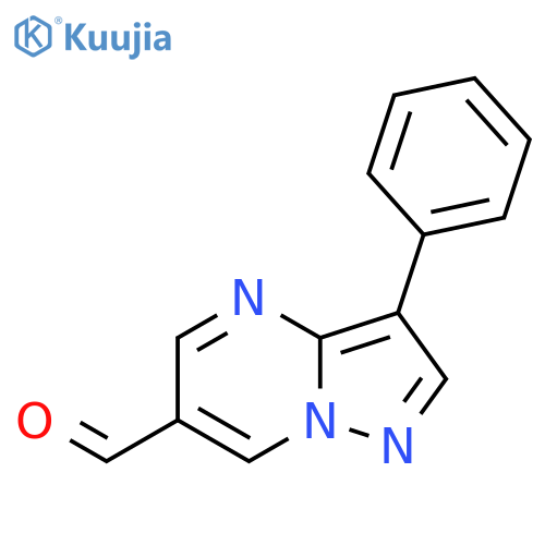 3-Phenylpyrazolo[1,5-a]pyrimidine-6-carbaldehyde structure