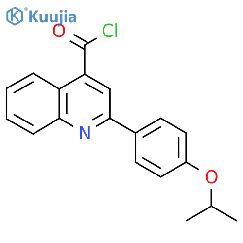 2-(4-Isopropoxyphenyl)quinoline-4-carbonyl chloride structure